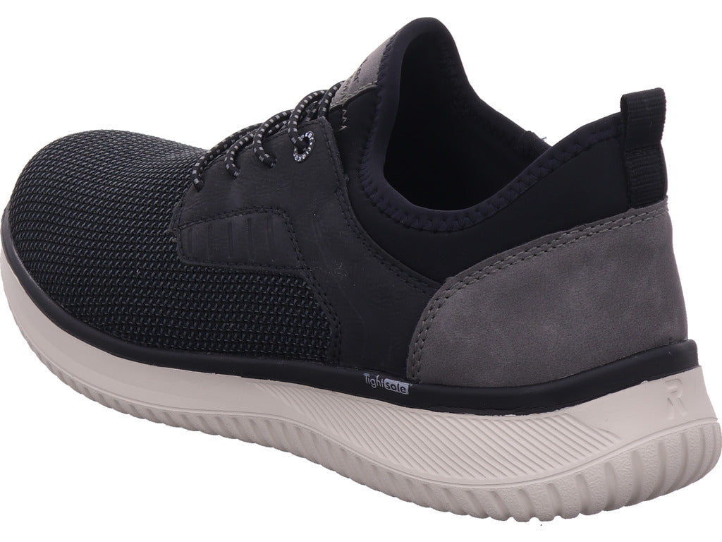 Rieker Herren Slipper  in schwarz