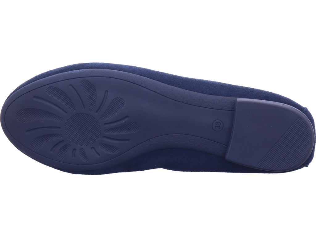 Marco Tozzi women's ballerina shoes in blue