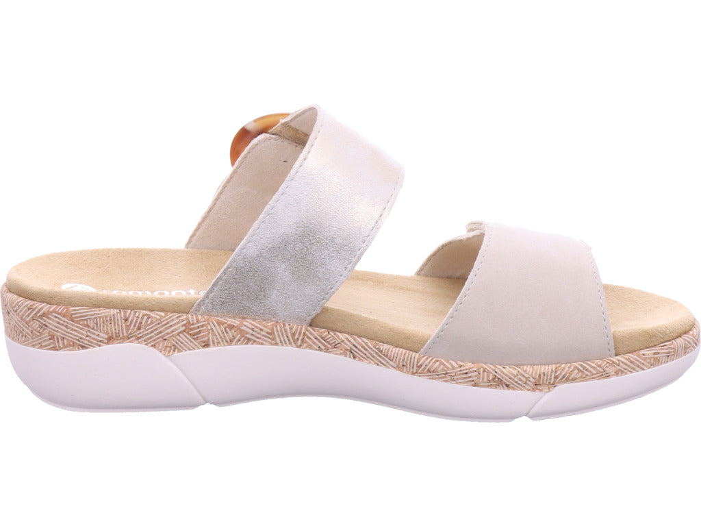 Remonte Damen Pantolette Remonte Sandale in beige