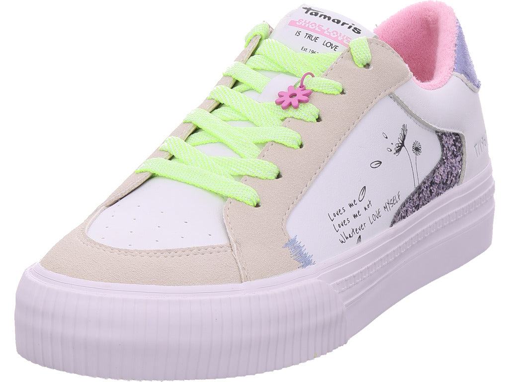 Tamaris Damen Sneaker  in weiß