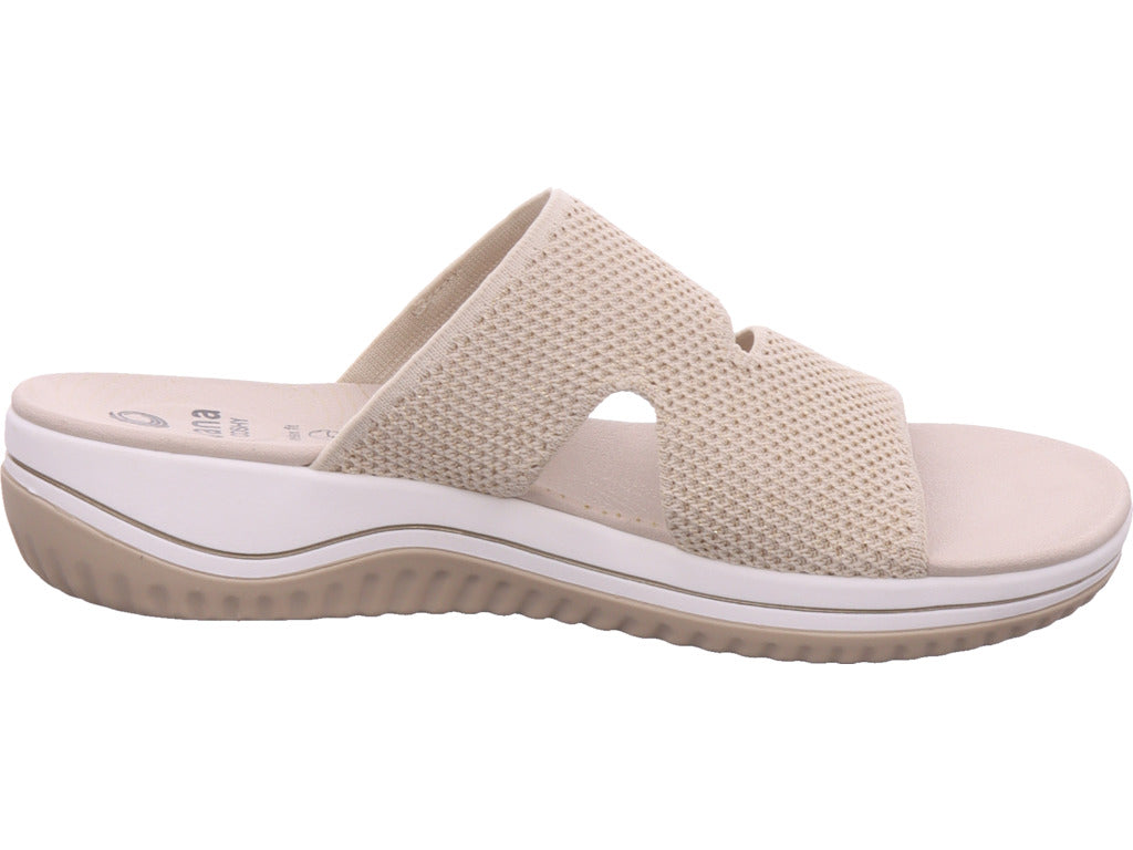 Jana Damen Pantolette M2727043 in beige