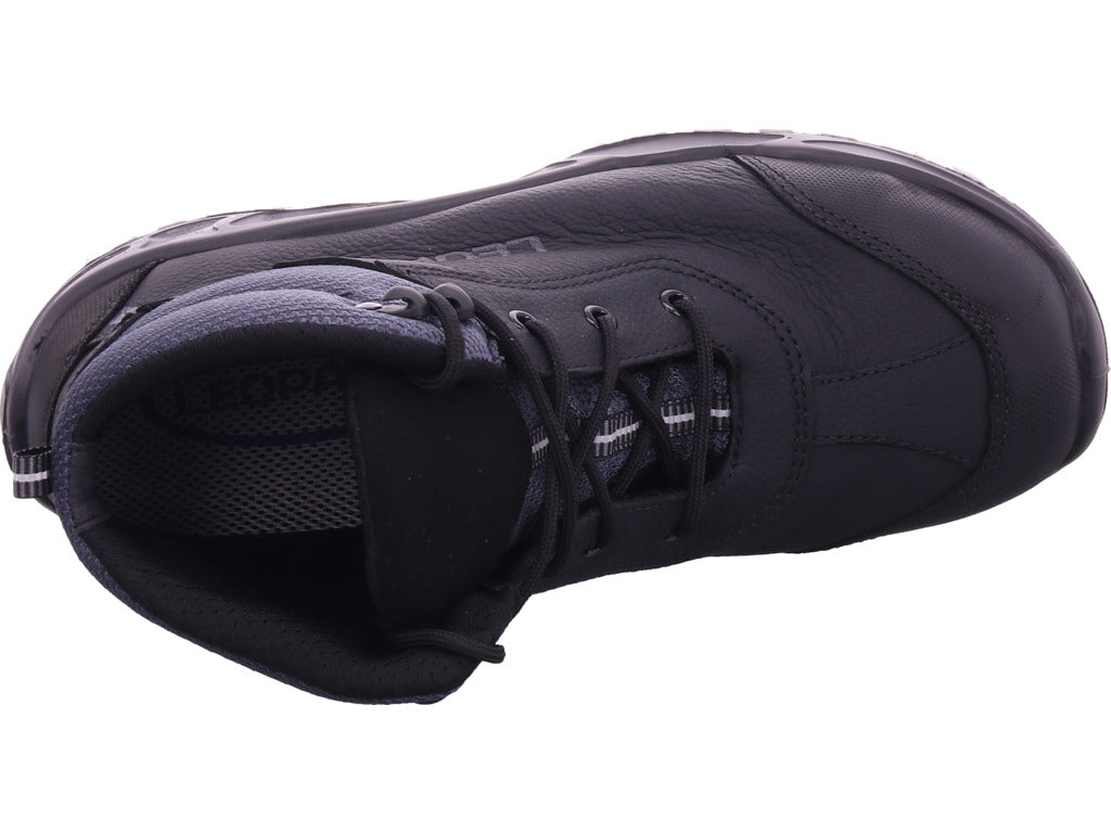 Pánské pracovní boty Gel S3 s leopardím vzorem v černé barvě