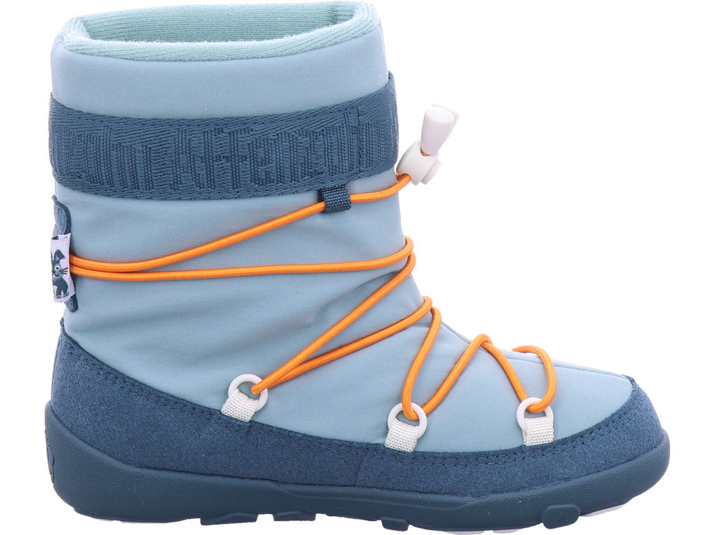 Affenzahn Jungen Moonboot Snowboot Snowy Bunny in grün