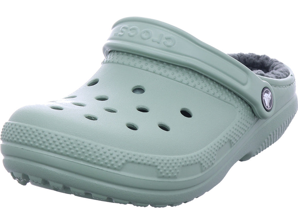 Crocs Women's Classic Lined Clog Bathing Shoe in green