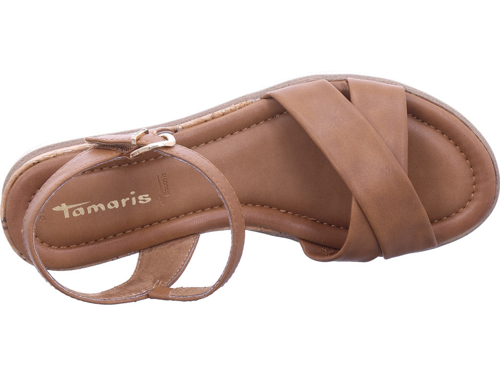 Tamaris Damen Sandalette  in braun