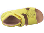 Superfit Jungen Sandalette Sandale Leder \ Lagoon in gelb