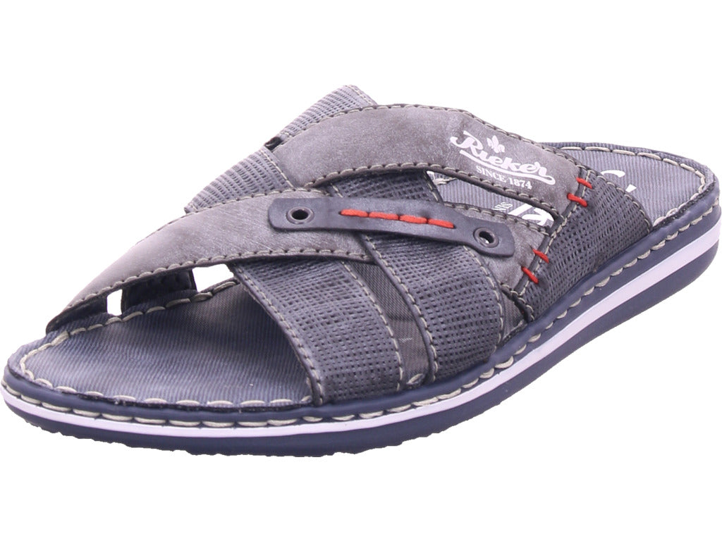 Rieker Herren Pantolette  in blau
