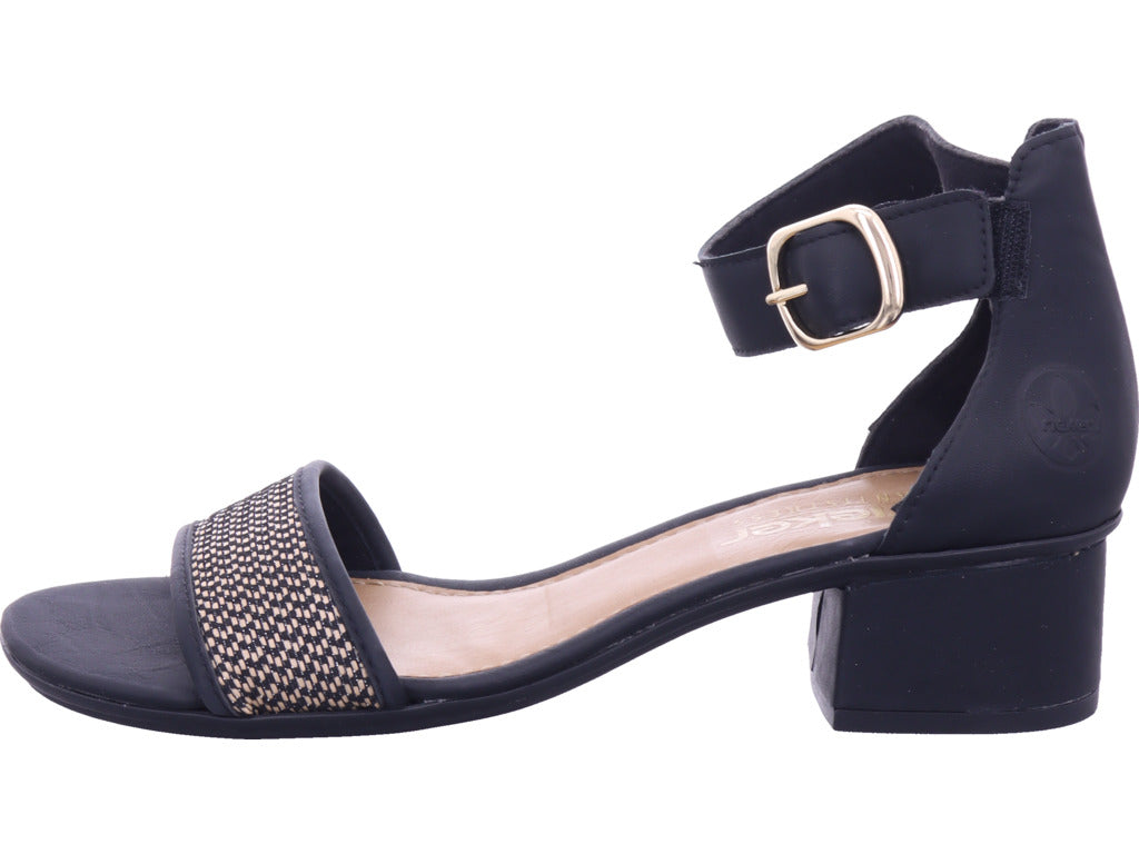 Rieker Damen  Fsk Damen Sandalen in schwarz