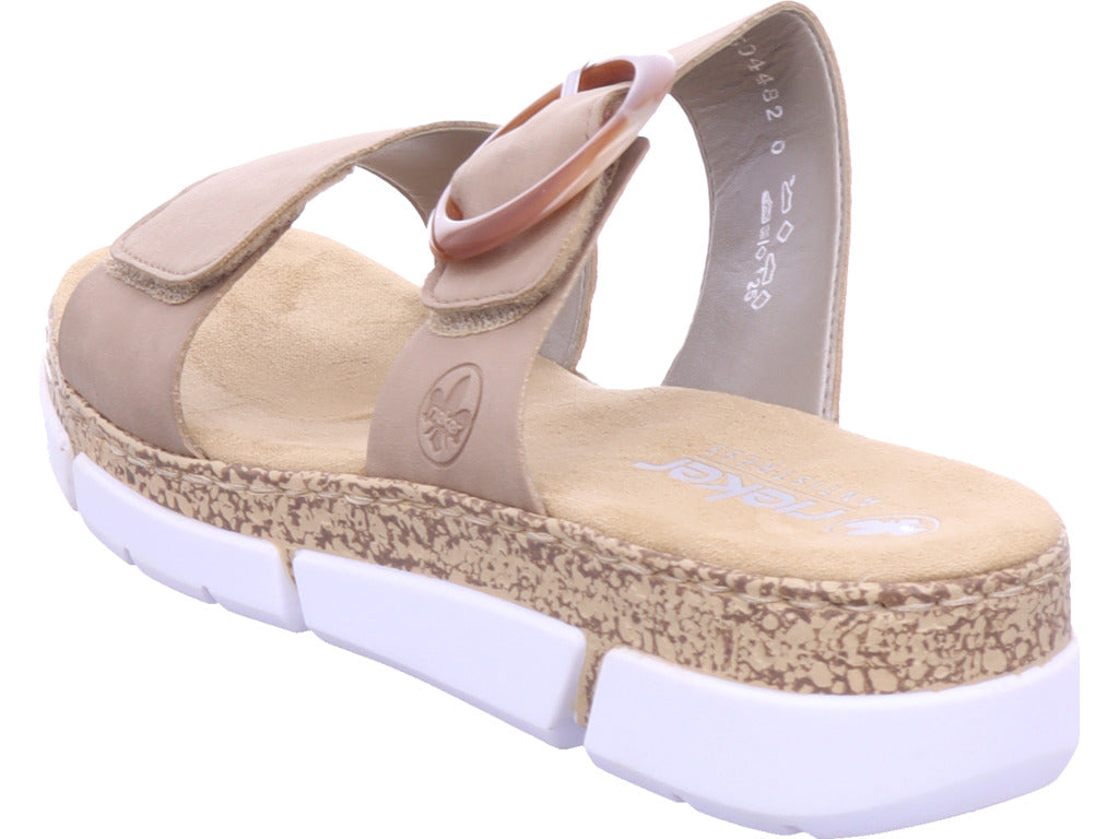 Rieker Damen  Fsk Damen Sandalen in beige