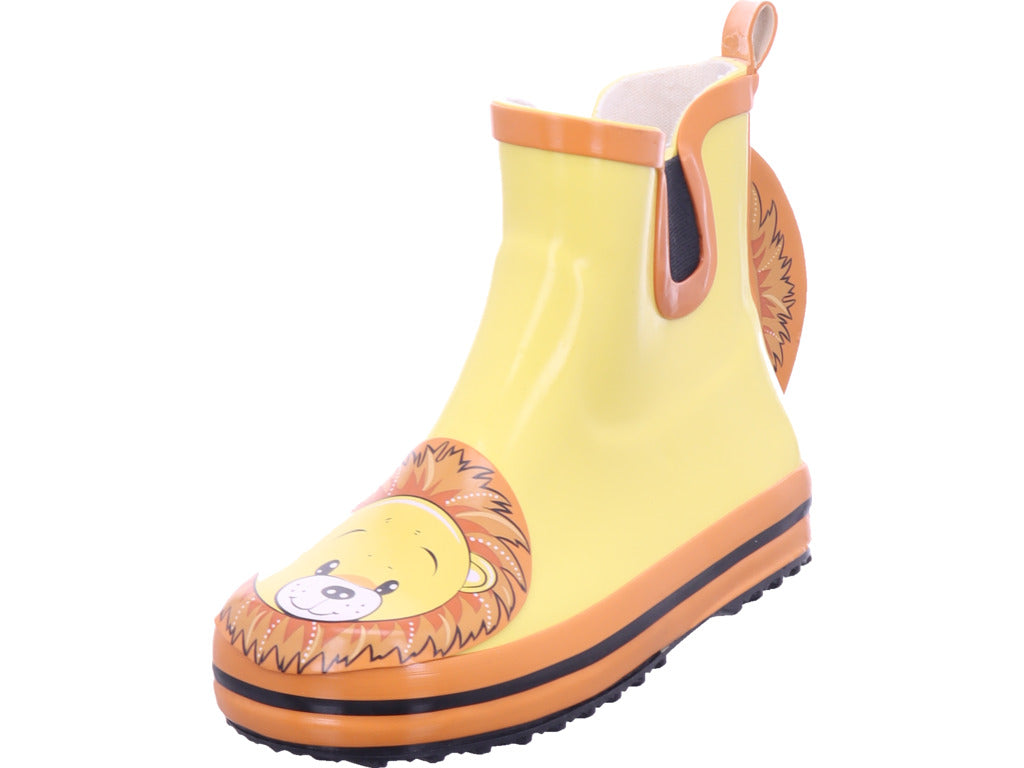 Beck Gymnas Unisex - Kinder Gummistiefel Little Lion in gelb