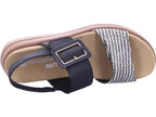 Remonte Damen Sandalette Remonte Sandale in schwarz
