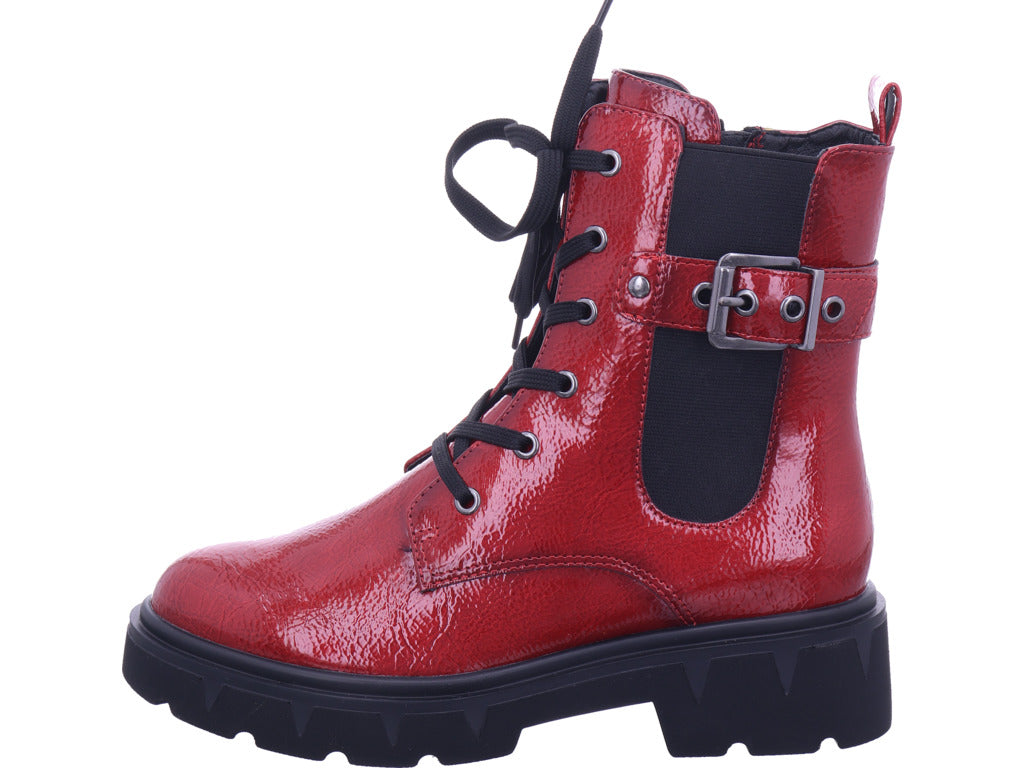 Dámské kotníkové boty Marco Tozzi M2524945 v červené barvě