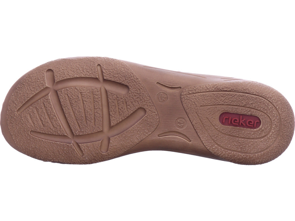 Rieker Damen Pantolette Fsk Damen Sandalen in beige