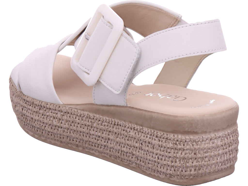 Gabor Damen Sandalette  in weiß