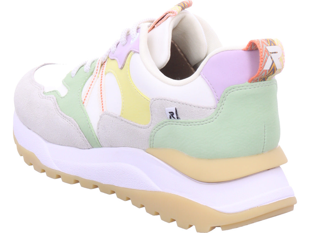 Rieker Damen Sneaker Fsk Damen Halbschuhe in weiß