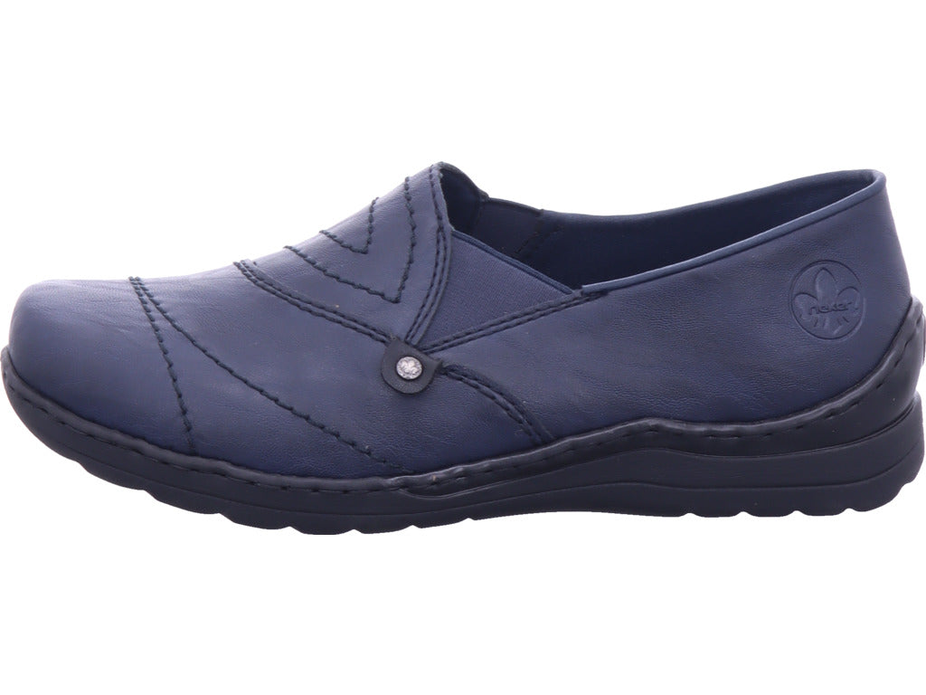 Rieker Damen  Fsk Damen Halbschuhe in blau
