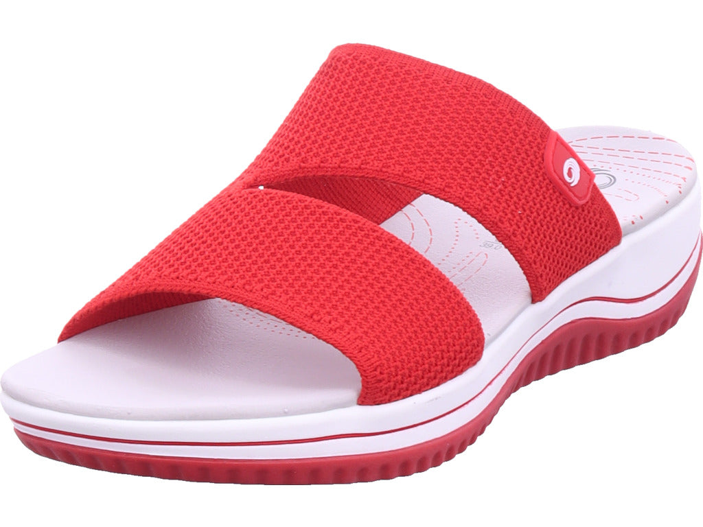 Jana Damen Pantolette M2727043 in rot