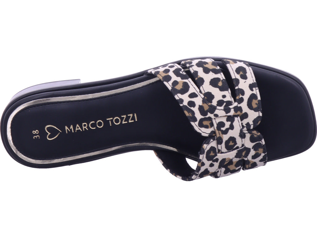 Marco Tozzi Damen Pantolette  in schwarz