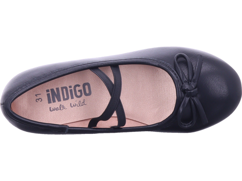 Planet Footwear Mädchen Ballerina  in schwarz