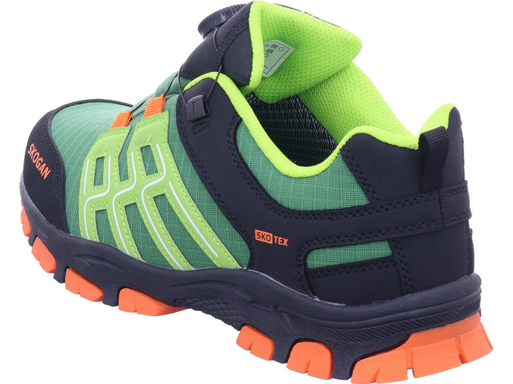 Skogan boys' hiking boots in green