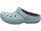 Dámské koupací boty Crocs Classic Lined Clog v zelené barvě