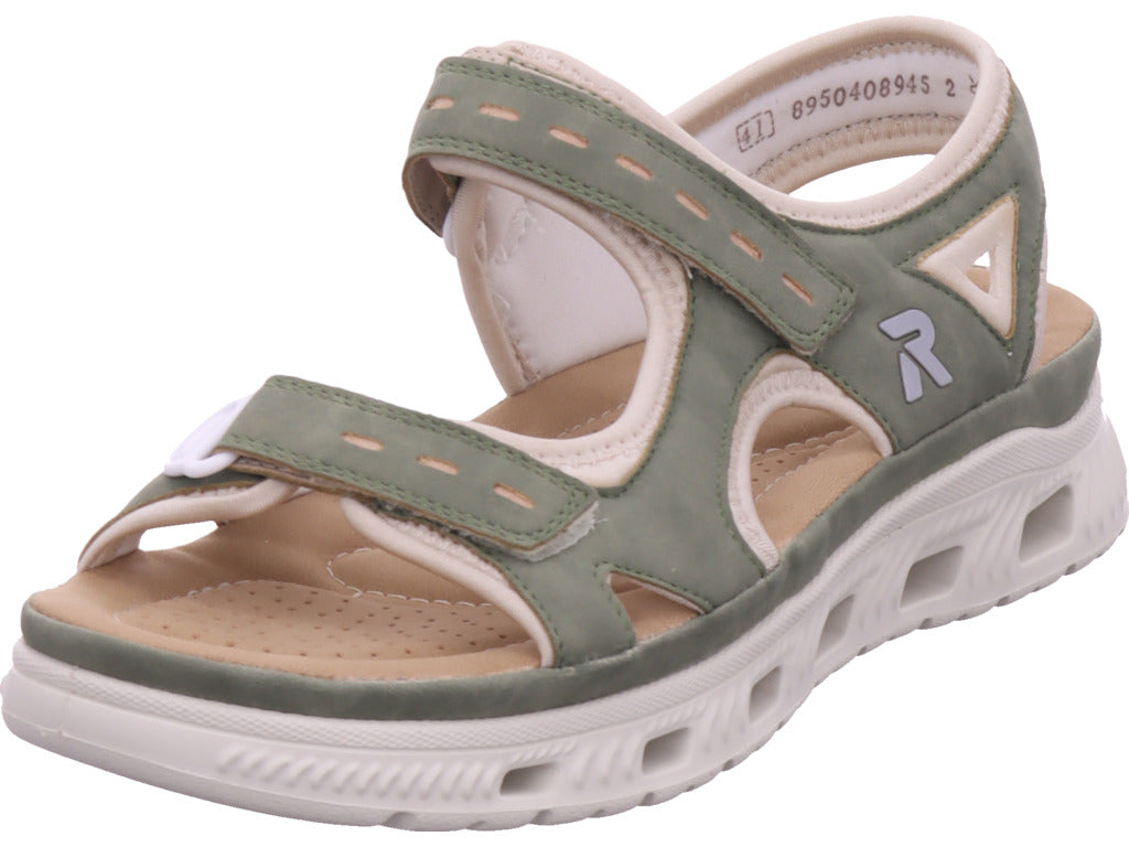 Rieker Damen  Fsk Damen Sandalen in grün