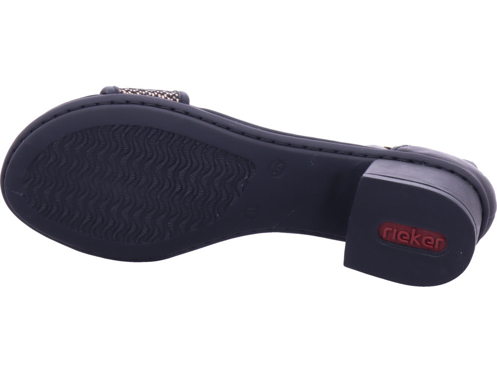 Rieker Damen  Fsk Damen Sandalen in schwarz