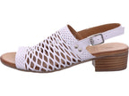 2 GO FASHION Damen Sandalette  in weiß