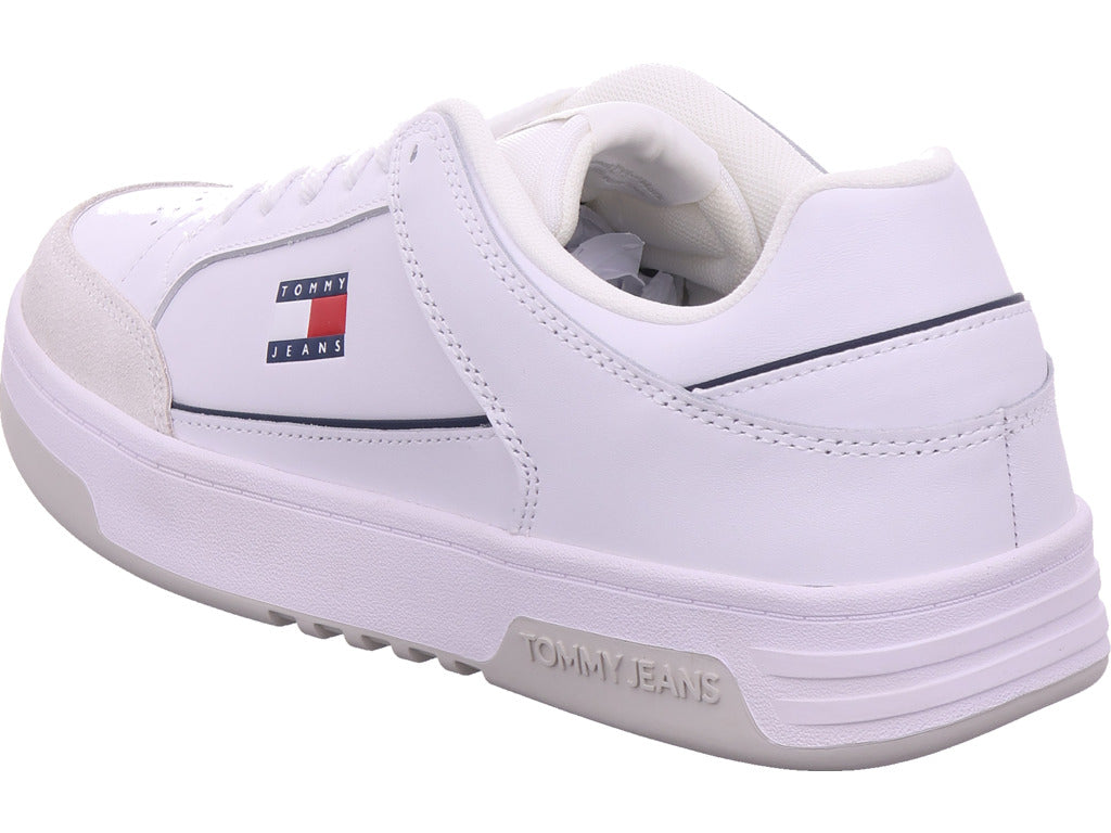 Tommy Hilfiger Herren Sneaker Tjm Cupsole Leather in weiß