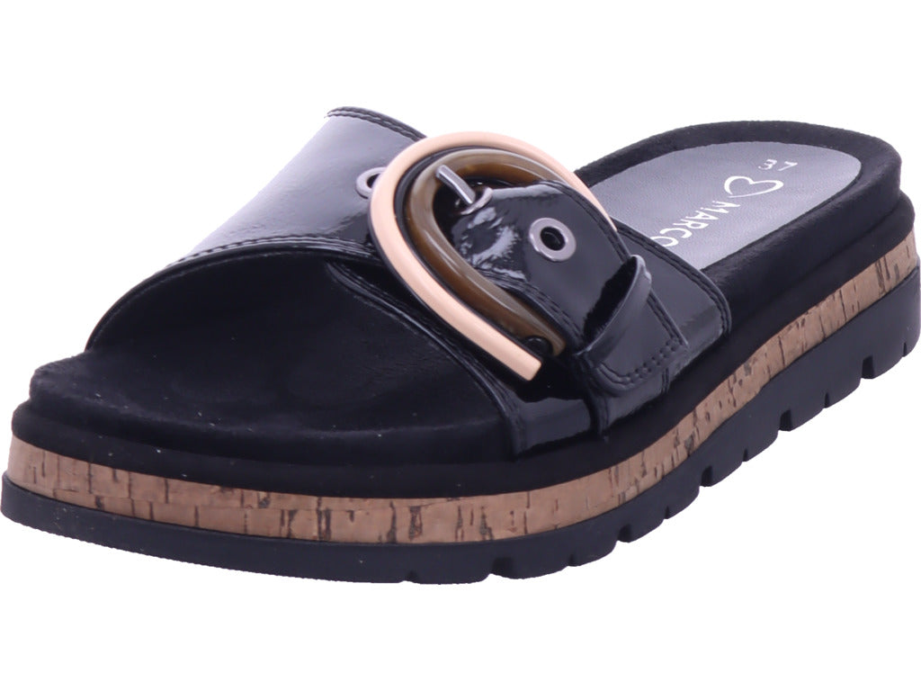 Marco Tozzi Damen Pantolette  in schwarz