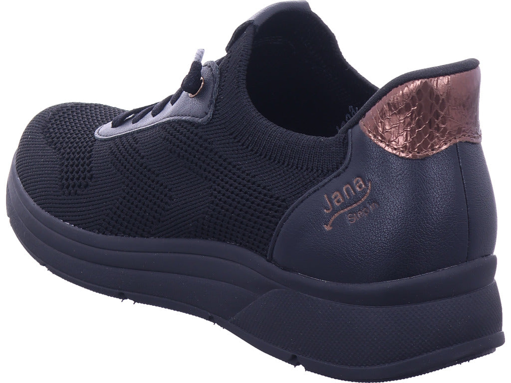 Jana Damen Slipper  in schwarz