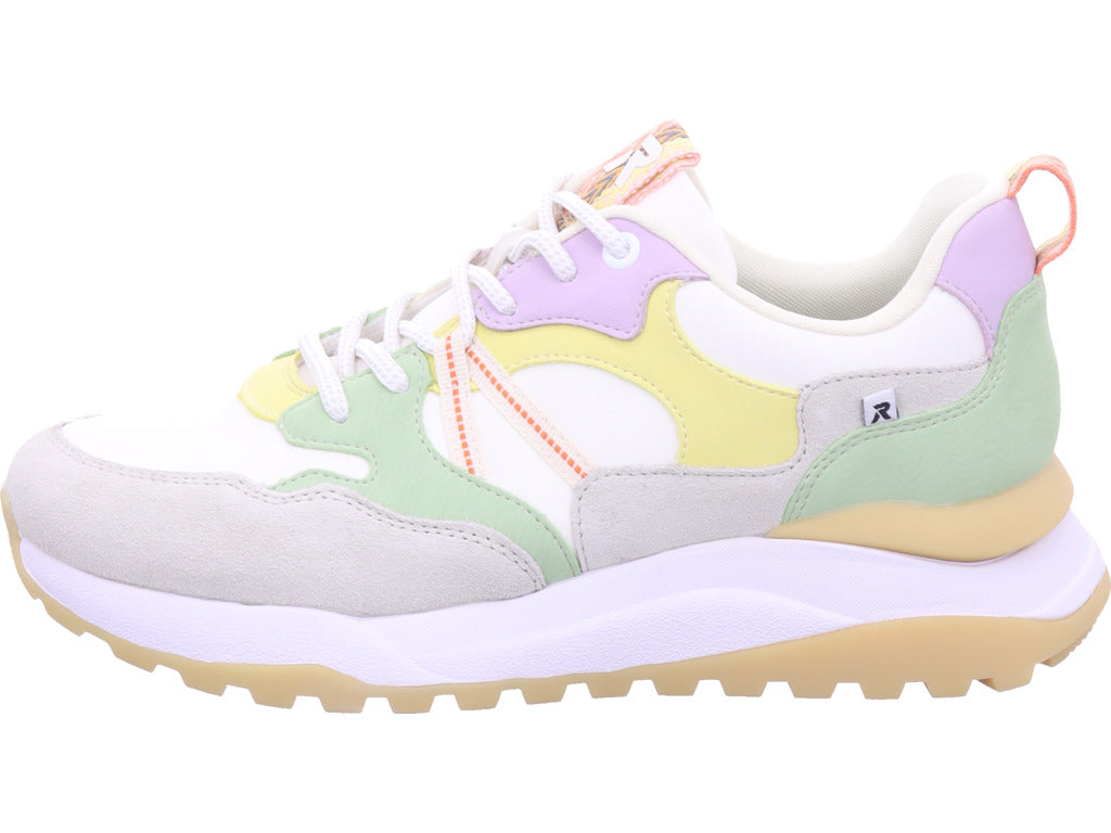 Rieker Damen Sneaker Fsk Damen Halbschuhe in weiß