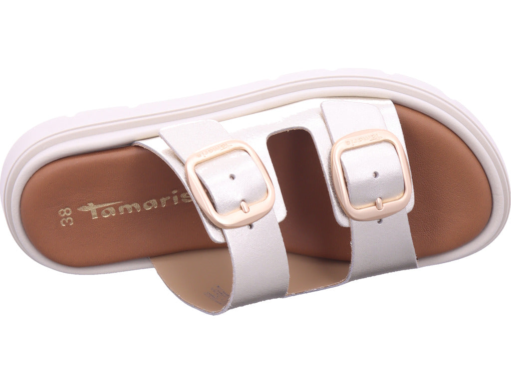 Tamaris Damen Pantolette  in gold