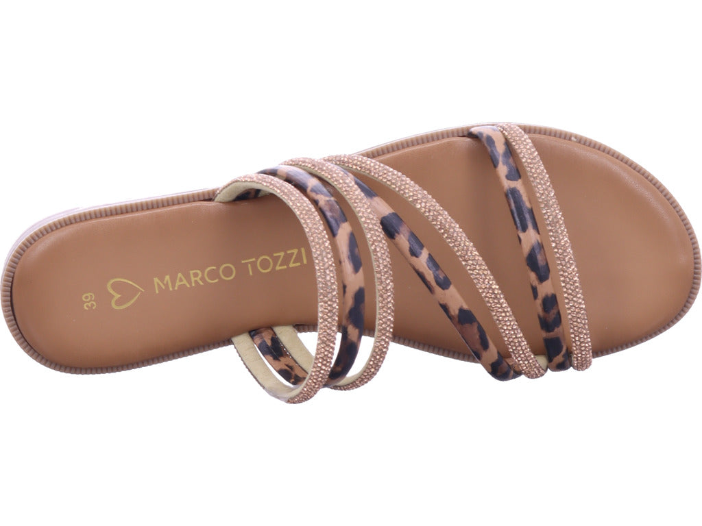 Marco Tozzi Damen Pantolette  in braun