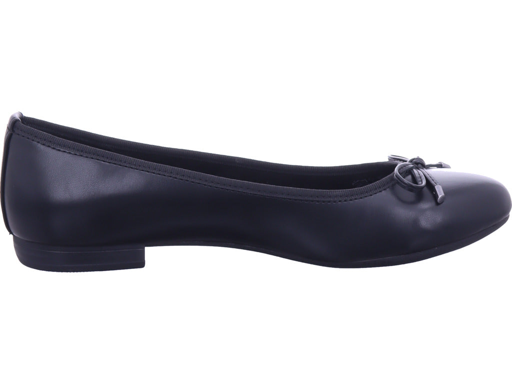 Marco Tozzi Damen Ballerina  in schwarz