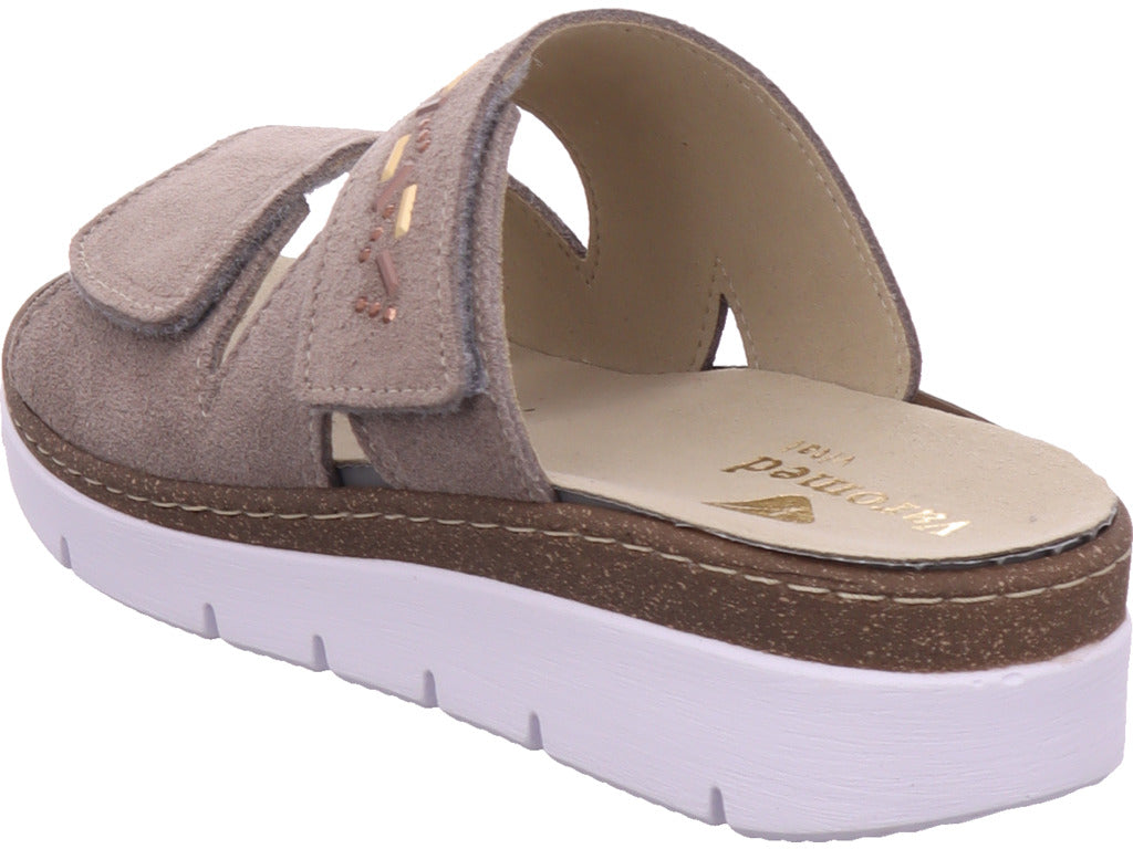 Varomed Damen Hausschuh  in beige