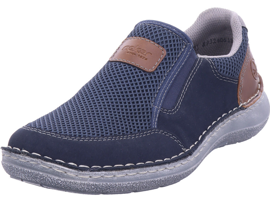 Rieker Herren Slipper  in blau