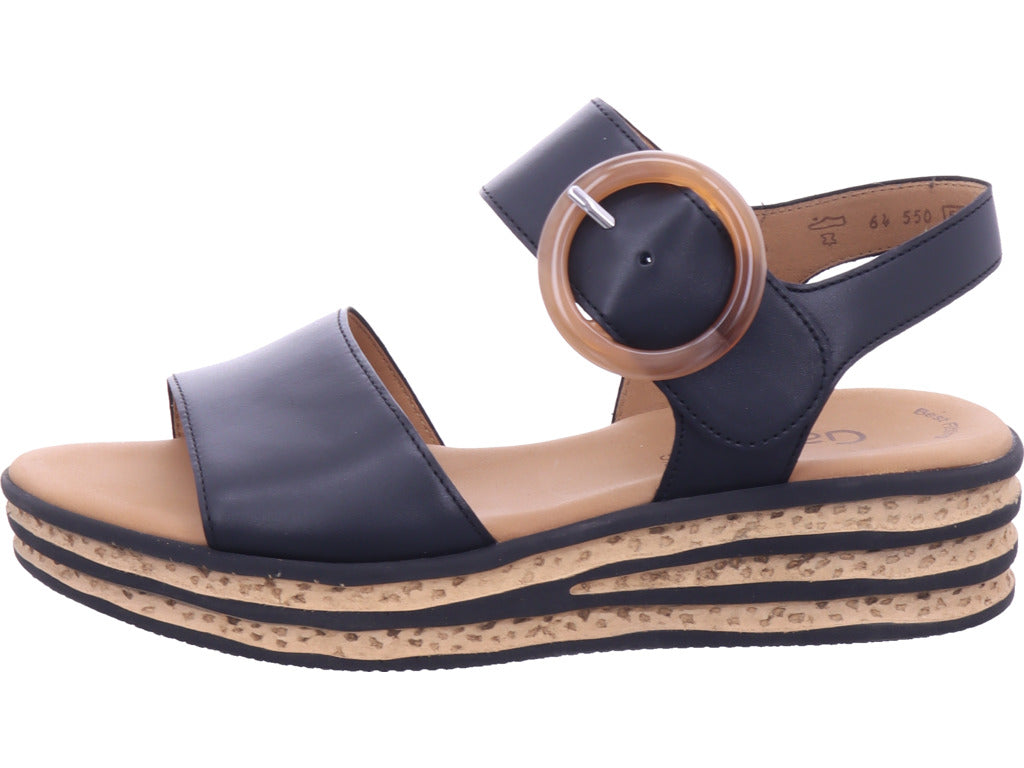 Gabor Damen Sandalette  in schwarz