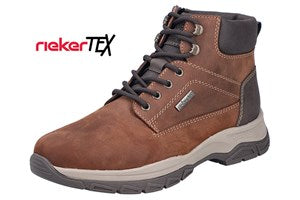 Rieker Herren Schnürstiefel Hwk Herren Stiefel in braun