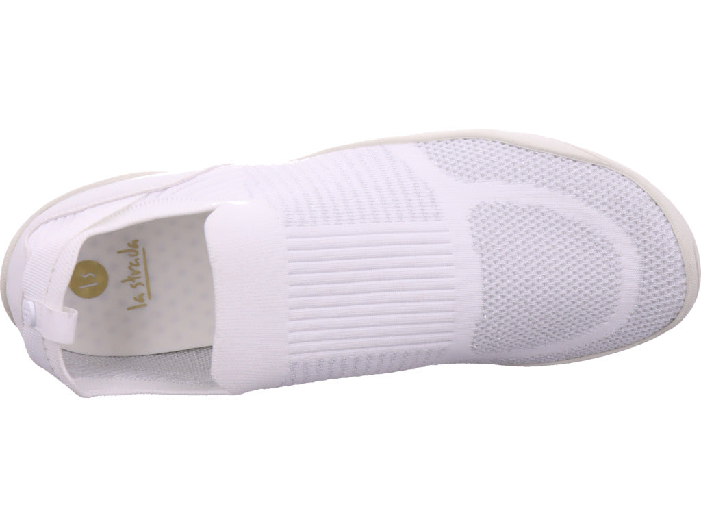 La Strada Damen Sneaker Barfuss in weiß