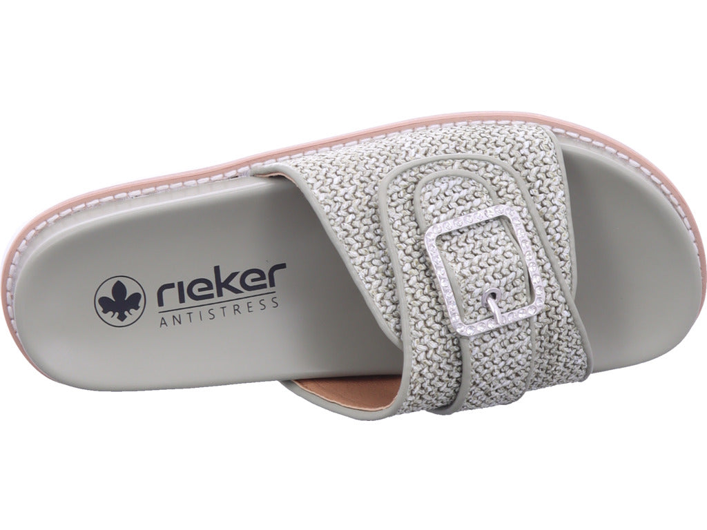 Rieker Damen Pantolette Fsk Damen Sandalen in grün