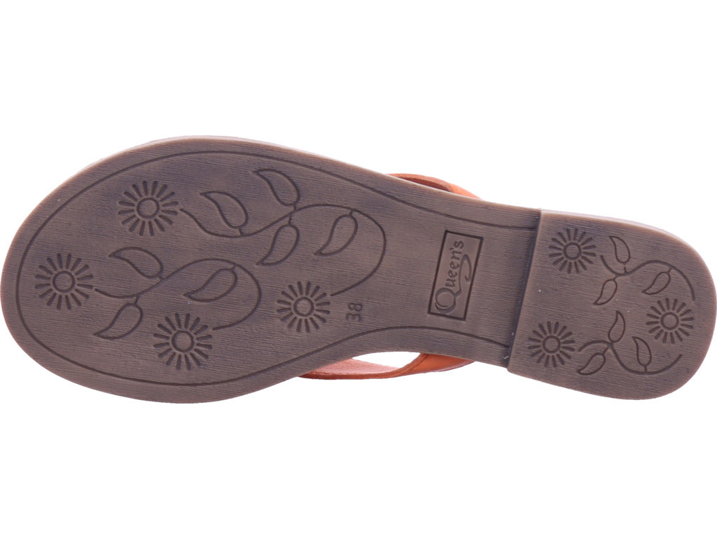 Queens Damen Pantolette  in orange