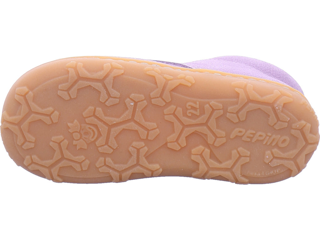 Dívčí nízké kozačky Ricosta ve fialové barvě