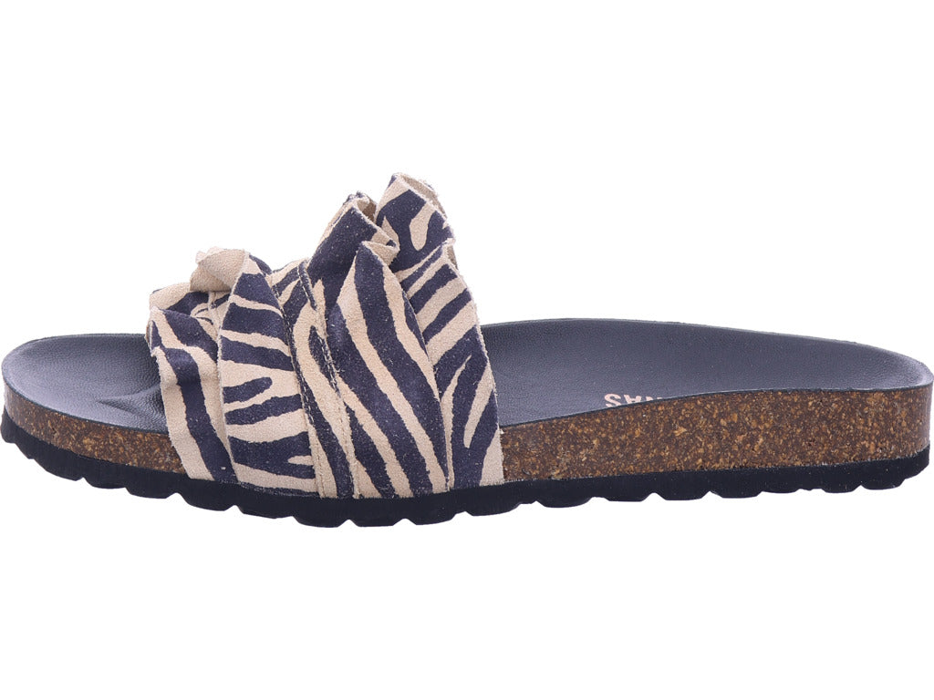 Verbenas Damen Pantolette  in schwarz