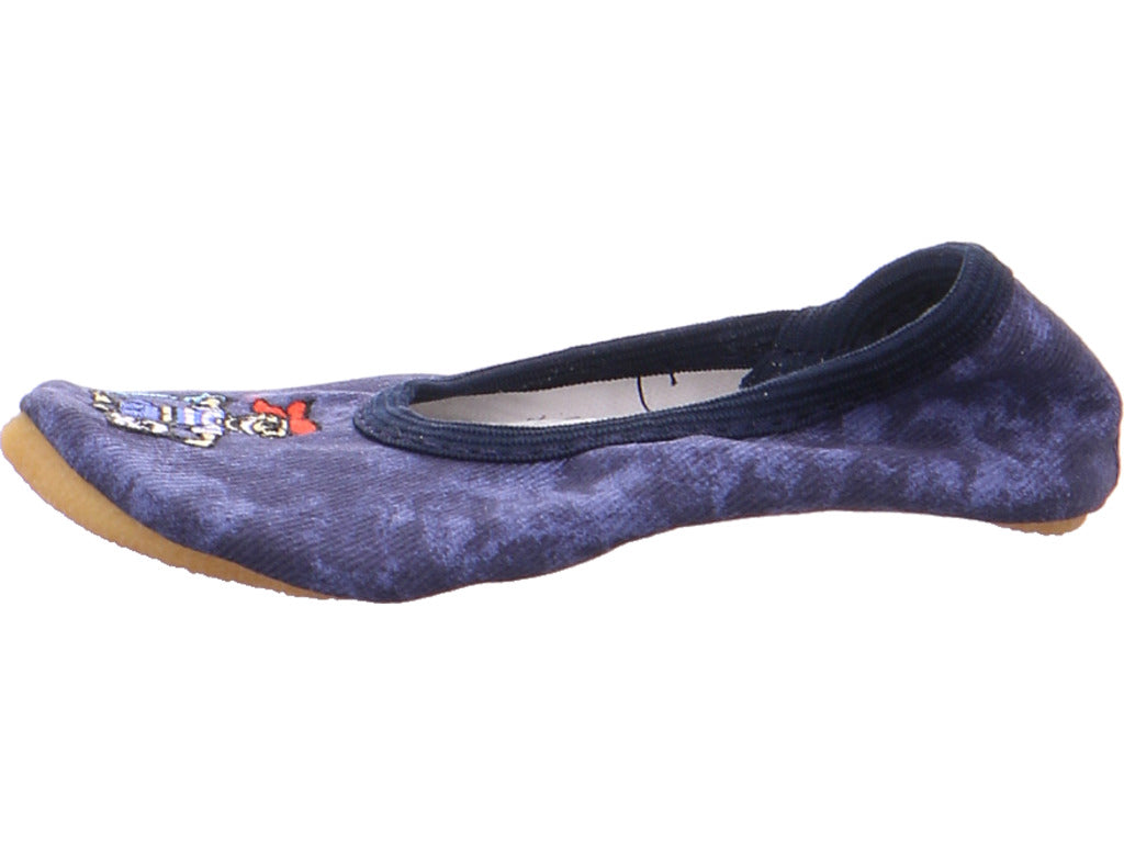 Beck Gymnas Jungen Turnschuh Pirat in blau