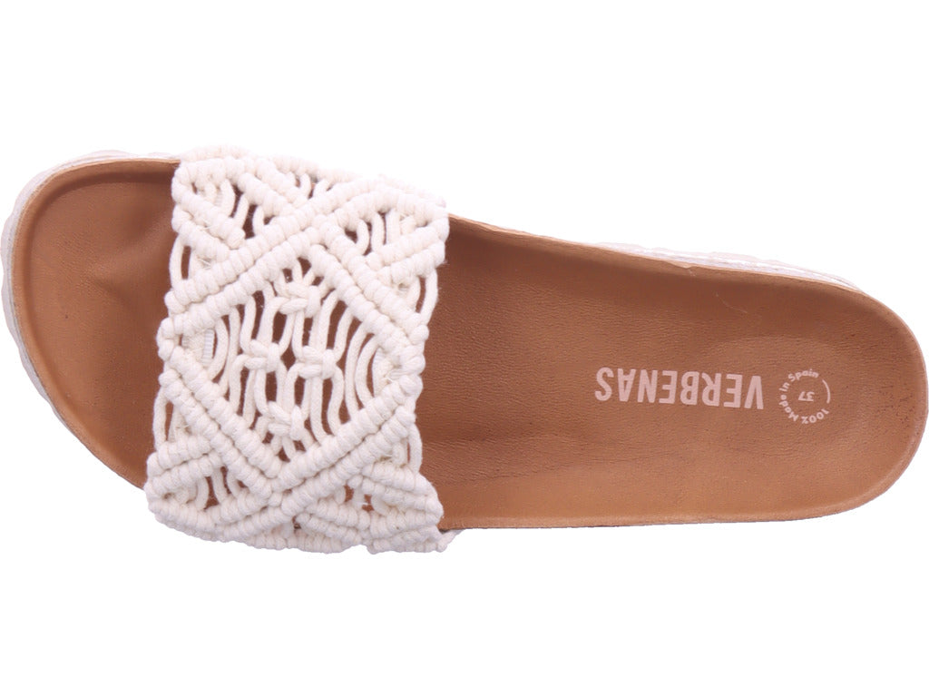 Verbenas Damen Pantolette  in beige