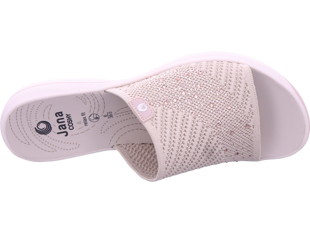 Jana Damen Pantolette M2726244 in beige
