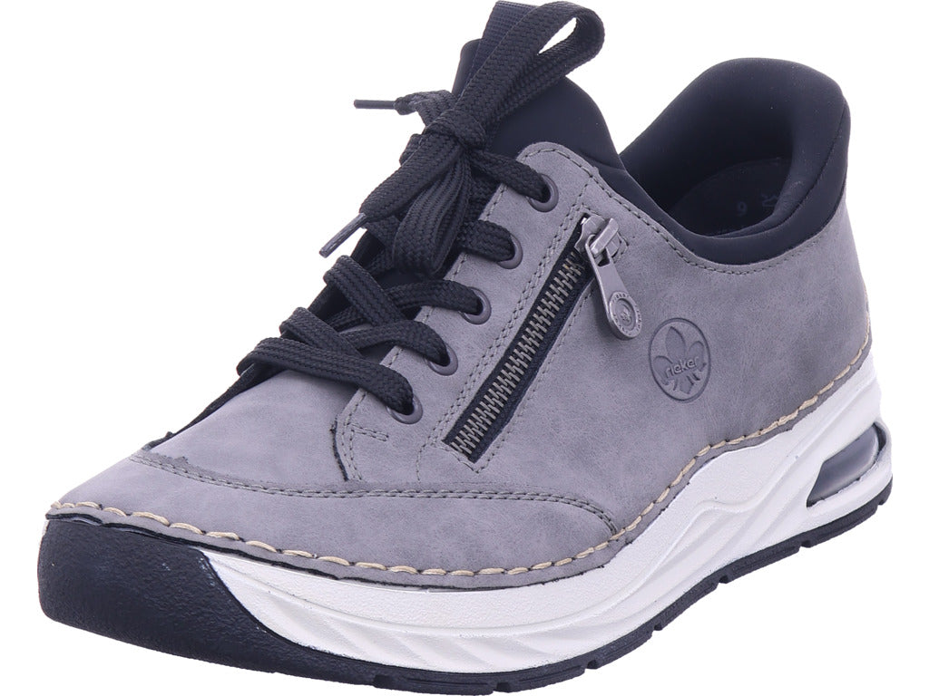 Rieker Damen Slipper Hwk Damen Halbschuhe in grau