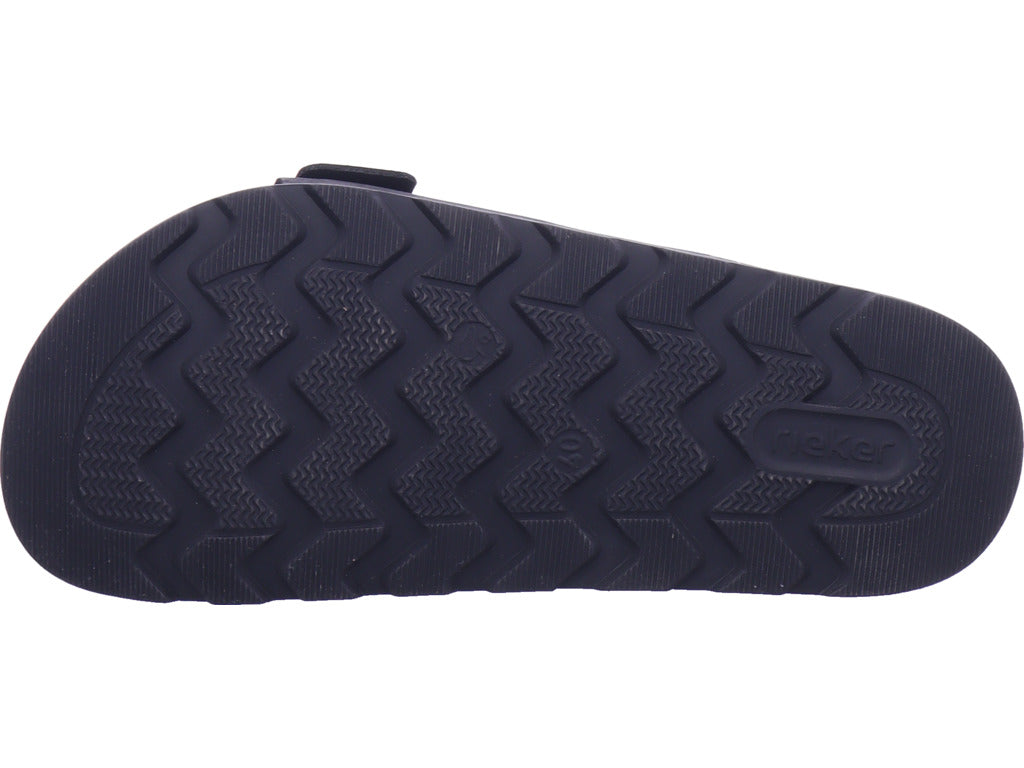 Rieker men's slippers, FSK men's sandals in black
