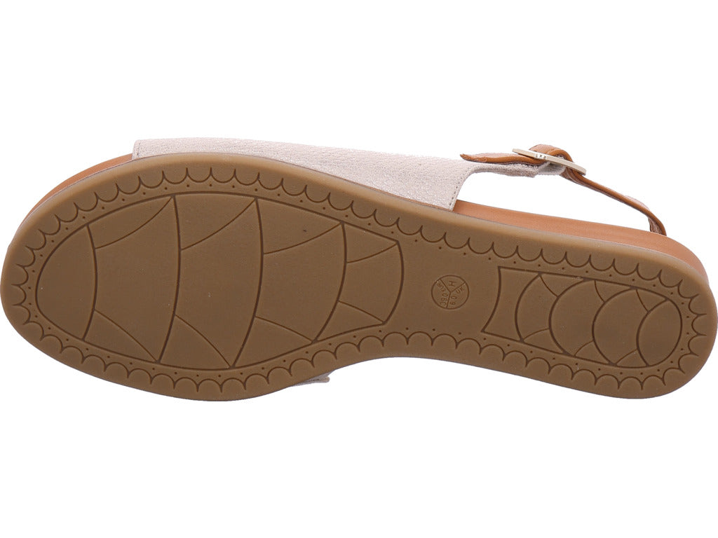 Jana Damen Sandalette  in gold